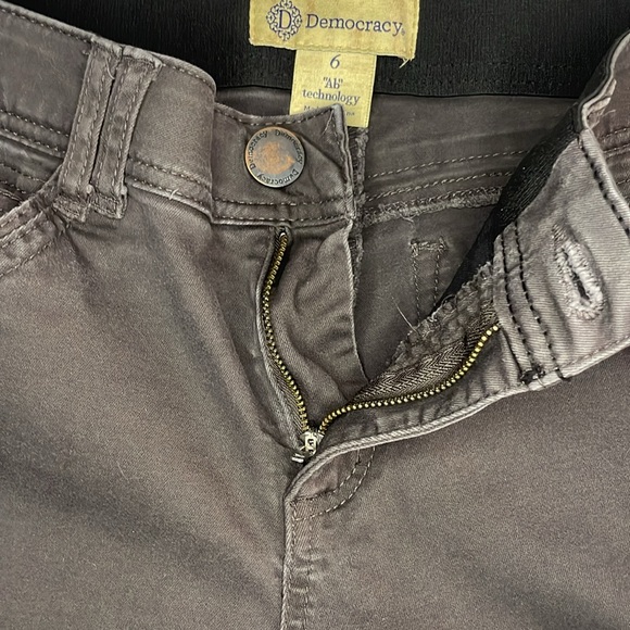 Democracy ab technology dark gray business ankle casual pants stretch size 6 - Picture 6 of 6